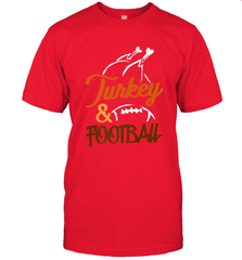 Turkey And Football Thanksgiving Day Football Fan Holiday Men's T-Shirt Men's T-Shirt - jonhlittlestore88