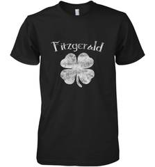 Vintage Fitzgerald Irish Shamrock St Patty's Day Men's Premium T-Shirt Men's Premium T-Shirt - jonhlittlestore88