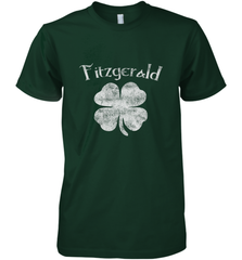 Vintage Fitzgerald Irish Shamrock St Patty's Day Men's Premium T-Shirt Men's Premium T-Shirt - jonhlittlestore88