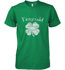 Vintage Fitzgerald Irish Shamrock St Patty's Day Men's Premium T-Shirt Men's Premium T-Shirt - jonhlittlestore88