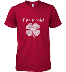 Vintage Fitzgerald Irish Shamrock St Patty's Day Men's Premium T-Shirt Men's Premium T-Shirt - jonhlittlestore88
