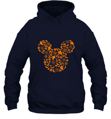 Disney Mickey Mouse Halloween Silhouette Hooded Sweatshirt Hooded Sweatshirt - jonhlittlestore88