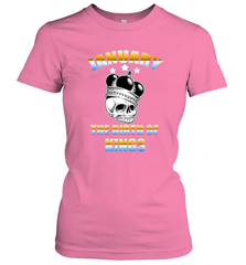 Kings Are Born In January Birthday For Men Women's T-Shirt Women's T-Shirt - jonhlittlestore88