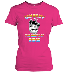 Kings Are Born In January Birthday For Men Women's T-Shirt Women's T-Shirt - jonhlittlestore88