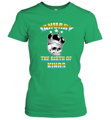 Kings Are Born In January Birthday For Men Women's T-Shirt Women's T-Shirt - jonhlittlestore88