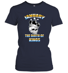 Kings Are Born In January Birthday For Men Women's T-Shirt Women's T-Shirt - jonhlittlestore88