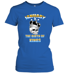 Kings Are Born In January Birthday For Men Women's T-Shirt Women's T-Shirt - jonhlittlestore88