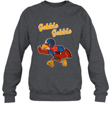 Turkey Football Shirt Funny Thanksgiving Turkey Gobble Gift Crewneck Sweatshirt Crewneck Sweatshirt - jonhlittlestore88
