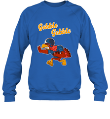 Turkey Football Shirt Funny Thanksgiving Turkey Gobble Gift Crewneck Sweatshirt Crewneck Sweatshirt - jonhlittlestore88