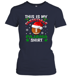 NFL This Is My Football Christmas Pajama Gift Football Lover Women's T-Shirt