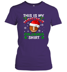 NFL This Is My Football Christmas Pajama Gift Football Lover Women's T-Shirt Women's T-Shirt - jonhlittlestore88