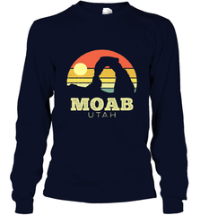 Moab Utah Vintage Sunset Arches Adventure Outdoors Long Sleeve T-Shirt Long Sleeve T-Shirt - jonhlittlestore88