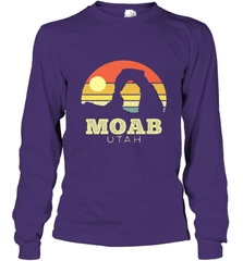 Moab Utah Vintage Sunset Arches Adventure Outdoors Long Sleeve T-Shirt Long Sleeve T-Shirt - jonhlittlestore88