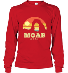 Moab Utah Vintage Sunset Arches Adventure Outdoors Long Sleeve T-Shirt Long Sleeve T-Shirt - jonhlittlestore88