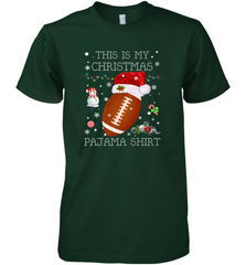 NFL This Is My Christmas Pajama Shirt  Football christmas ugly Men's Premium T-Shirt Men's Premium T-Shirt - jonhlittlestore88