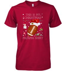 NFL This Is My Christmas Pajama Shirt  Football christmas ugly Men's Premium T-Shirt Men's Premium T-Shirt - jonhlittlestore88