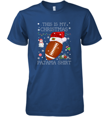 NFL This Is My Christmas Pajama Shirt  Football christmas ugly Men's Premium T-Shirt Men's Premium T-Shirt - jonhlittlestore88