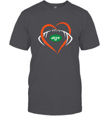 NFL New York Jets Heart Love Football Men's T-Shirt Men's T-Shirt - jonhlittlestore88