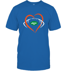 NFL New York Jets Heart Love Football Men's T-Shirt Men's T-Shirt - jonhlittlestore88