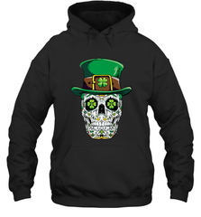Sugar Skull Leprechaun T Shirt St Patricks Day Women Men Hooded Sweatshirt Hooded Sweatshirt - jonhlittlestore88
