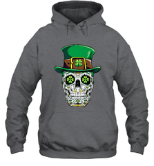 Sugar Skull Leprechaun T Shirt St Patricks Day Women Men Hooded Sweatshirt Hooded Sweatshirt - jonhlittlestore88
