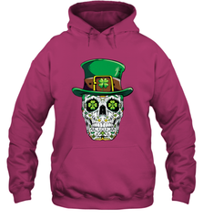 Sugar Skull Leprechaun T Shirt St Patricks Day Women Men Hooded Sweatshirt Hooded Sweatshirt - jonhlittlestore88
