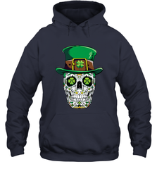 Sugar Skull Leprechaun T Shirt St Patricks Day Women Men Hooded Sweatshirt Hooded Sweatshirt - jonhlittlestore88