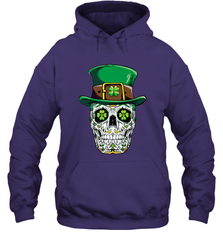 Sugar Skull Leprechaun T Shirt St Patricks Day Women Men Hooded Sweatshirt Hooded Sweatshirt - jonhlittlestore88
