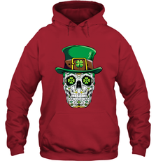 Sugar Skull Leprechaun T Shirt St Patricks Day Women Men Hooded Sweatshirt Hooded Sweatshirt - jonhlittlestore88