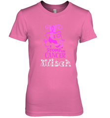 Stomp On Cancer Witch High Heel Breast Cancer Halloween Women's Premium T-Shirt Women's Premium T-Shirt - jonhlittlestore88