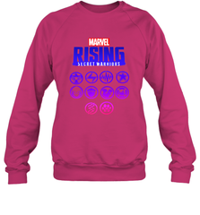 Marvel Rising Secret Warriors Hero Emblem Logo Crewneck Sweatshirt Crewneck Sweatshirt - jonhlittlestore88