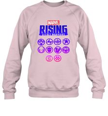 Marvel Rising Secret Warriors Hero Emblem Logo Crewneck Sweatshirt Crewneck Sweatshirt - jonhlittlestore88