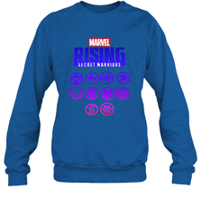 Marvel Rising Secret Warriors Hero Emblem Logo Crewneck Sweatshirt Crewneck Sweatshirt - jonhlittlestore88