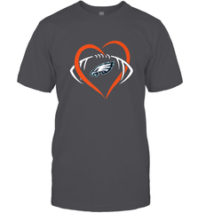 NFL Philadelphia Eagles Heart Love Football Men's T-Shirt Men's T-Shirt - jonhlittlestore88