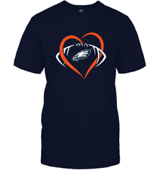 NFL Philadelphia Eagles Heart Love Football Men's T-Shirt Men's T-Shirt - jonhlittlestore88