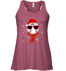 Milwaukee Brewers Logo Christmas Baseball Player Glasses Santa Hat Pajama Gift Women's Racerback Tank Women's Racerback Tank - jonhlittlestore88