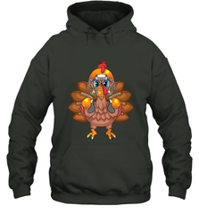 Cool Turkey Football Feathers Funny Thanksgiving Sports Gift Hooded Sweatshirt Hooded Sweatshirt - jonhlittlestore88