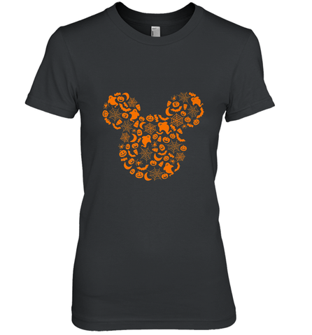Disney Mickey Mouse Halloween Silhouette Women's Premium T-Shirt Women's Premium T-Shirt / Black / XS Women's Premium T-Shirt - jonhlittlestore88