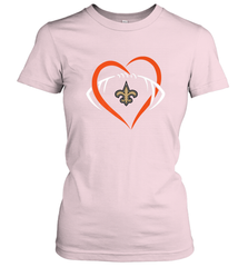 NFL New Orleans Saints Heart Love Football Women's T-Shirt Women's T-Shirt - jonhlittlestore88