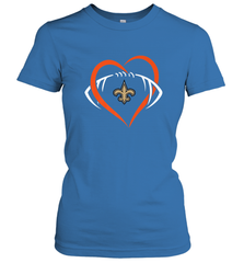 NFL New Orleans Saints Heart Love Football Women's T-Shirt Women's T-Shirt - jonhlittlestore88