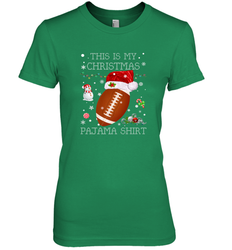 NFL This Is My Christmas Pajama Shirt  Football christmas ugly Women's Premium T-Shirt