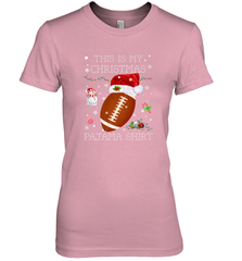 NFL This Is My Christmas Pajama Shirt  Football christmas ugly Women's Premium T-Shirt Women's Premium T-Shirt - jonhlittlestore88