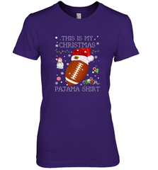 NFL This Is My Christmas Pajama Shirt  Football christmas ugly Women's Premium T-Shirt Women's Premium T-Shirt - jonhlittlestore88