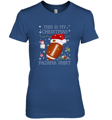 NFL This Is My Christmas Pajama Shirt  Football christmas ugly Women's Premium T-Shirt Women's Premium T-Shirt - jonhlittlestore88