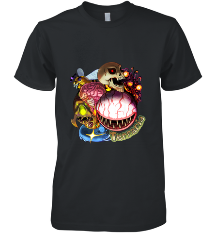 Terraria_ Boss Rush Men's Premium T-Shirt Men's Premium T-Shirt / Black / XS Men's Premium T-Shirt - jonhlittlestore88