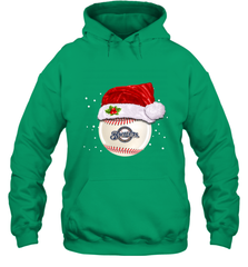 Milwaukee Brewers Logo Baseball Ball Christmas Santa Hat Xmas Sport Funny Snow Hooded Sweatshirt Hooded Sweatshirt - jonhlittlestore88