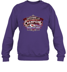 Super bowl LIV champions Kansas City Chief NFL Crewneck Sweatshirt Crewneck Sweatshirt - jonhlittlestore88