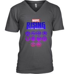 Marvel Rising Secret Warriors Hero Emblem Logo Men's V-Neck Men's V-Neck - jonhlittlestore88