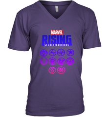 Marvel Rising Secret Warriors Hero Emblem Logo Men's V-Neck Men's V-Neck - jonhlittlestore88