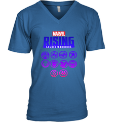 Marvel Rising Secret Warriors Hero Emblem Logo Men's V-Neck Men's V-Neck - jonhlittlestore88